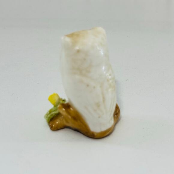 Tiny Vintage Ceramic MCM OWL  Animal Miniature - Picture 2 of 4
